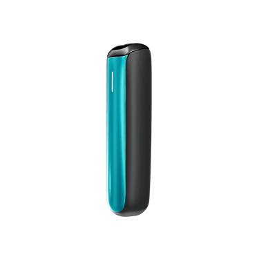 Ploom AURA priekinio dangtelio Ocean Blue šoninis vaizdas
