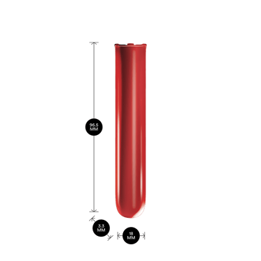 Ploom AURA priekinio dangtelio Lava Red priekinis vaizdas
