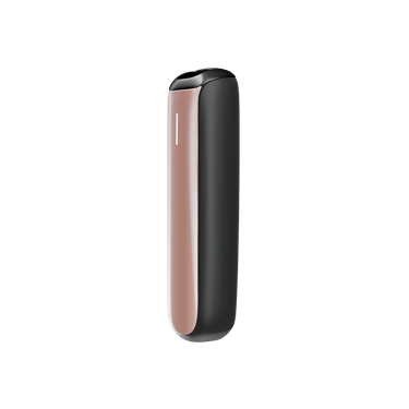 Ploom AURA priekinio dangtelio Rose Gold šoninis vaizdas
