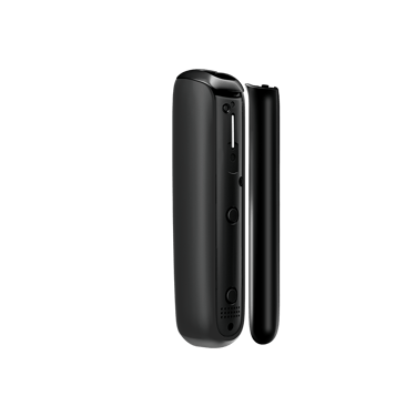 Ploom AURA priekinio dangtelio Jet Black šoninis vaizdas, atskirtas nuo įrenginio
