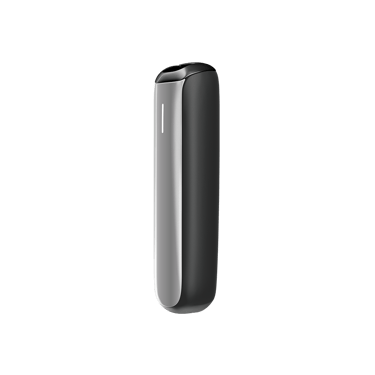 Ploom AURA priekinio dangtelio Lunar Silver šoninis vaizdas