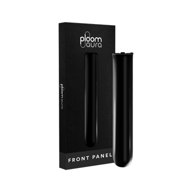 Ploom AURA priekinio dangtelio Jet Black pakuotė
