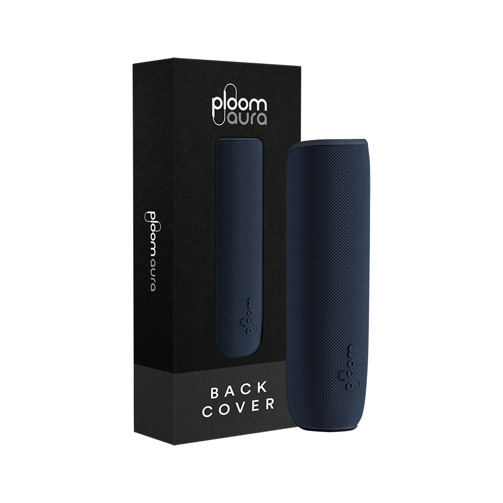 Ploom AURA Back Cover Navy Blue pack