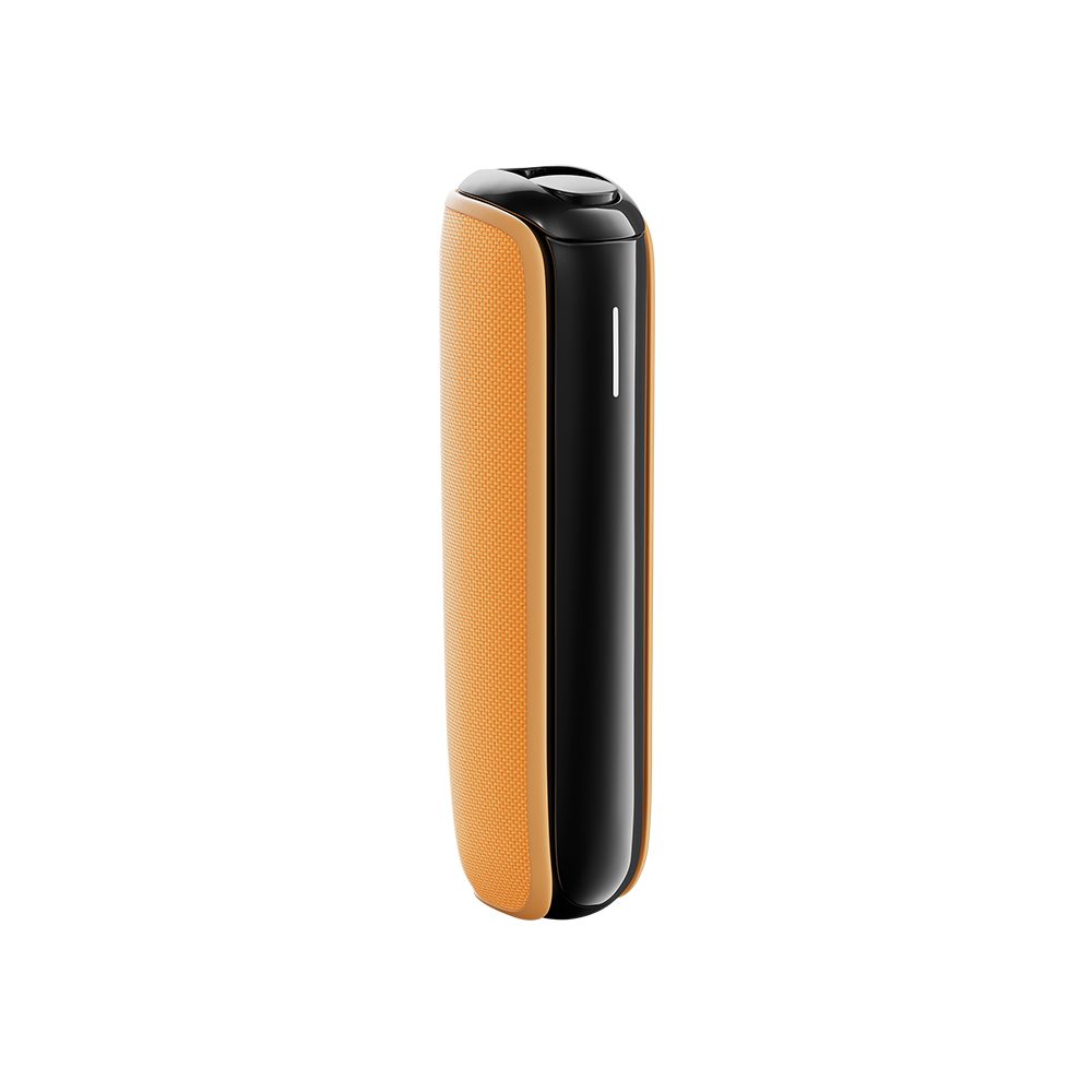 Mango Sorbet Back Cover for Ploom AURA on device