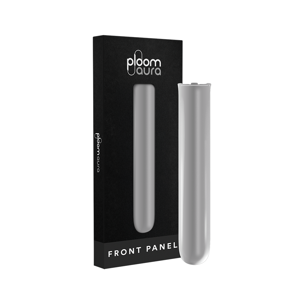 Ploom AURA priekinio dangtelio Lunar Silver pakuotė

