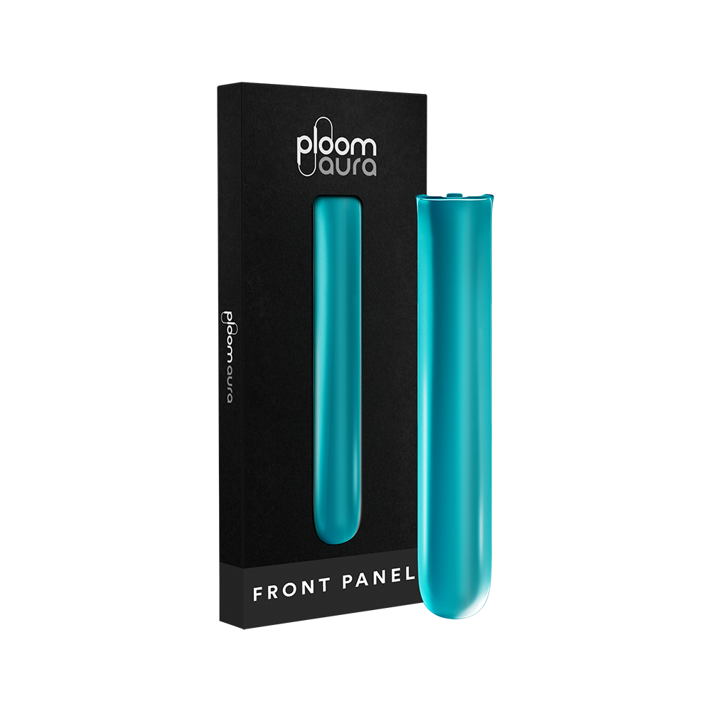 Ploom AURA priekinio dangtelio Ocean Blue pakuotė
