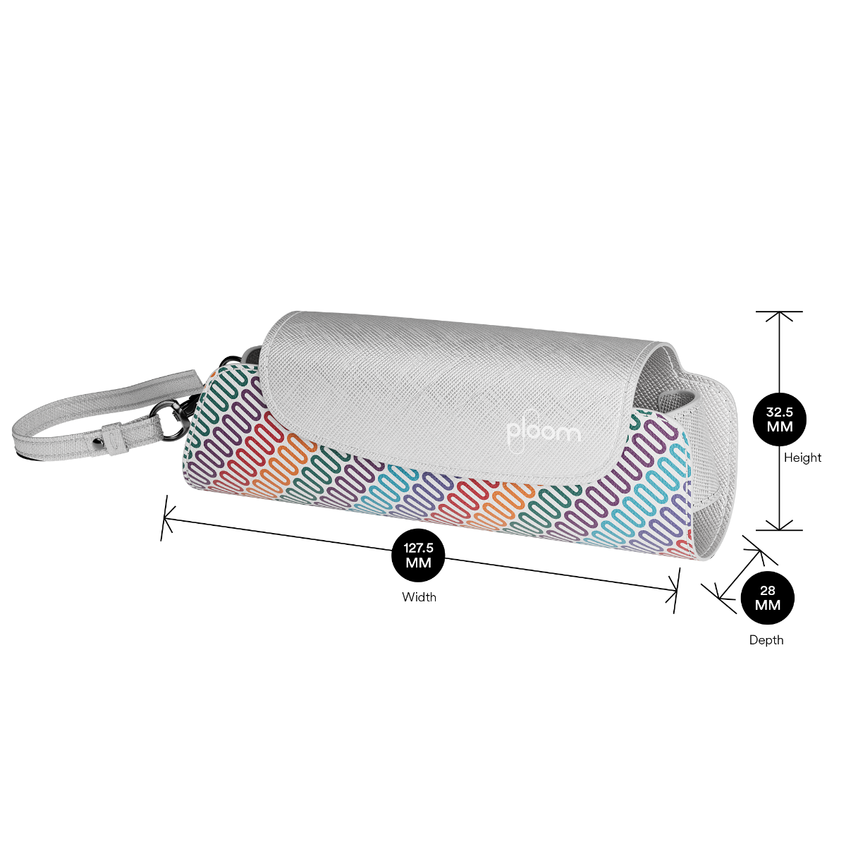 Tuščio Ploom AURA įvairiaspalvio Solo dėklo šoninis vaizdas
