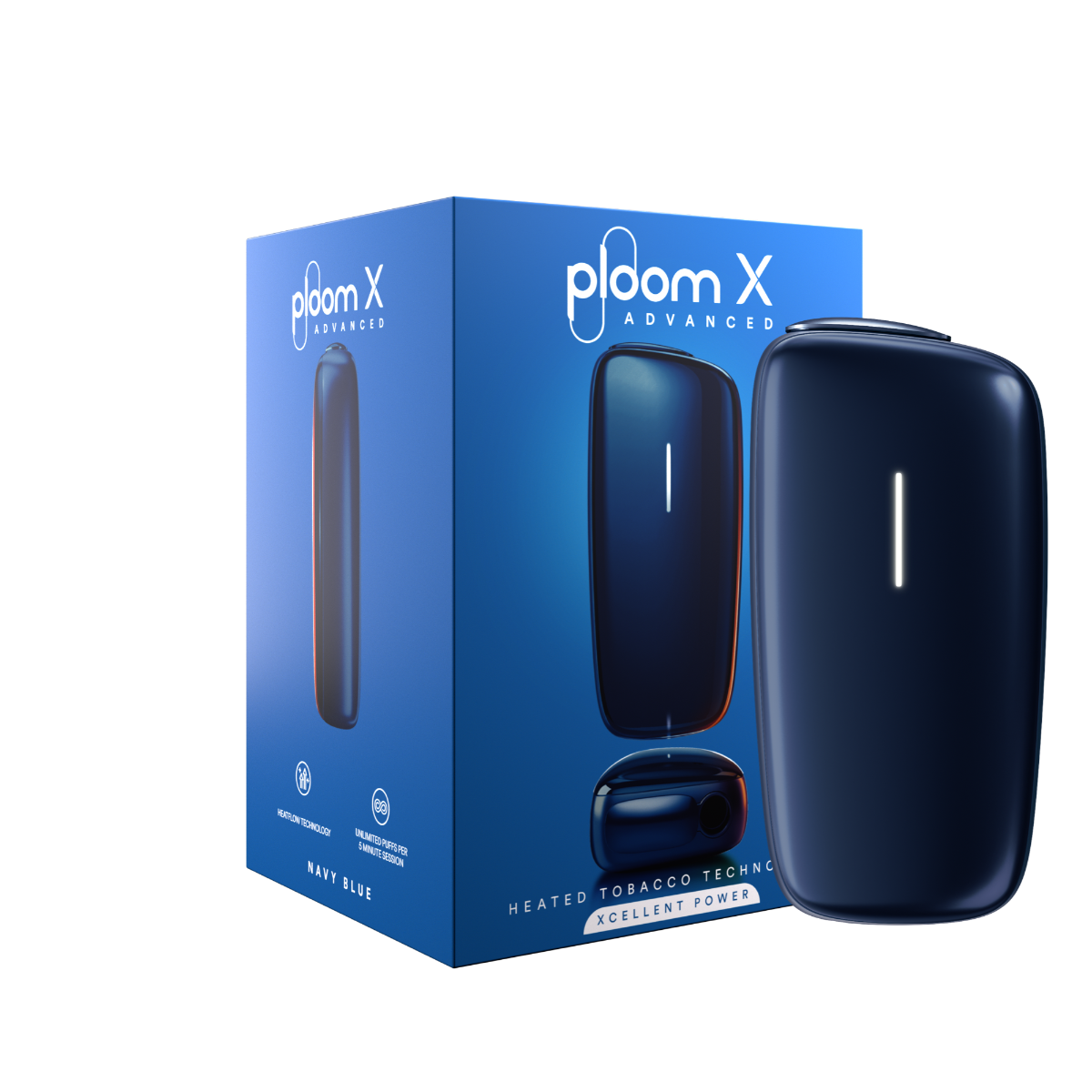PLOOM X Advanced kaitinamojo tabako įrenginys su dėžute